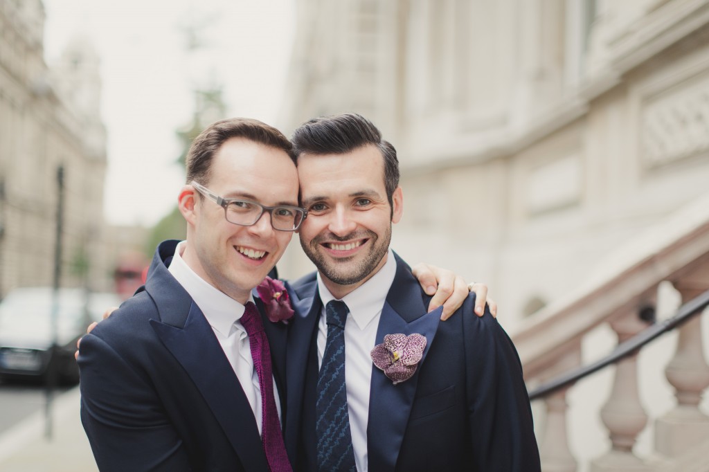 Adam and Justin's Legally Wed Gay Wedding - Heart Invites