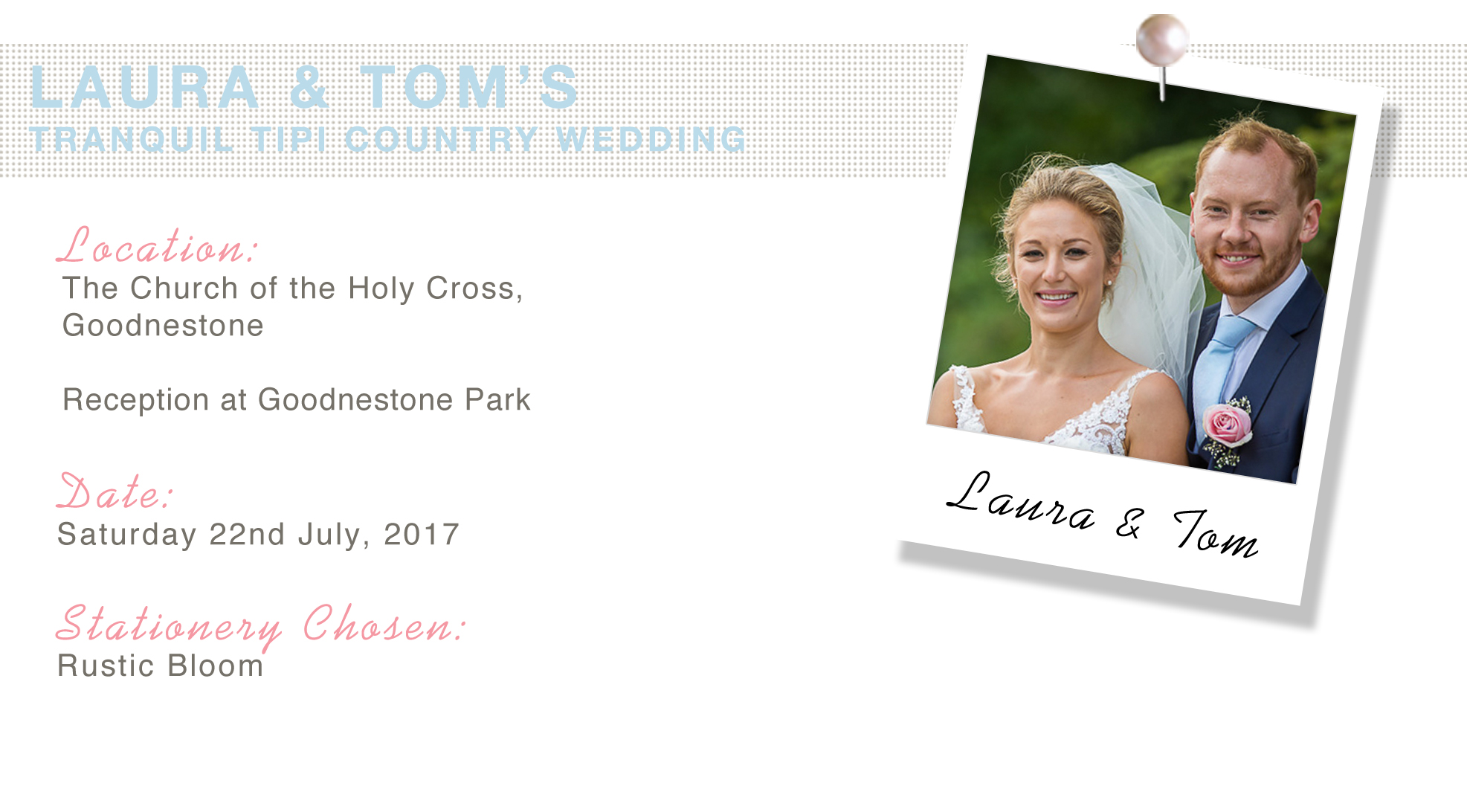 Laura & Tom’s Country Tipi Wedding