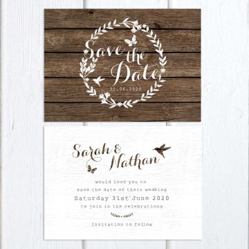 Rustic Barn Save the Date